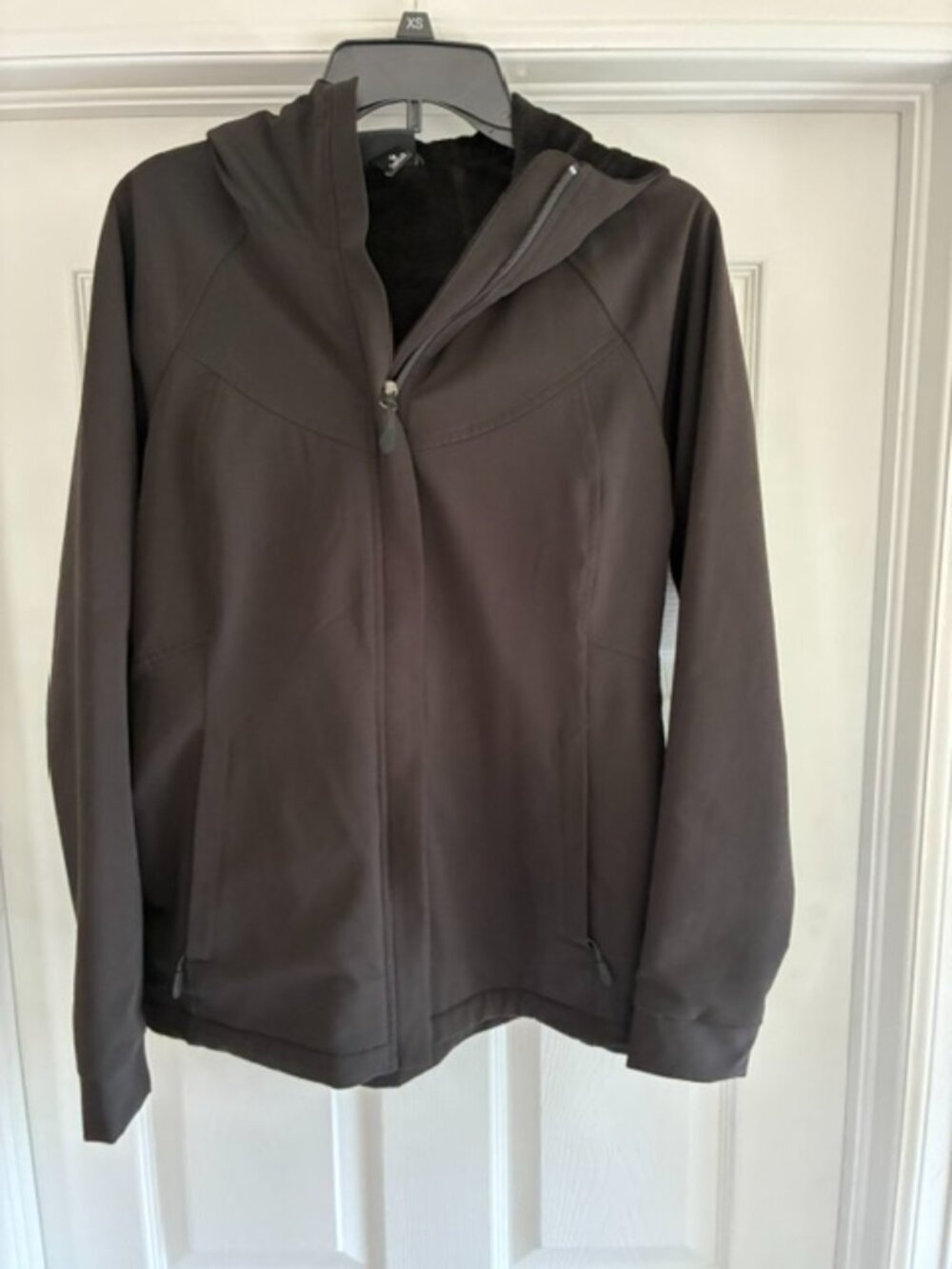 Kirkland Soft shell Black coat with lining, size small